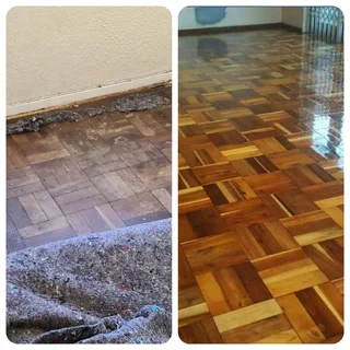 Parquet floor sanding and repairing