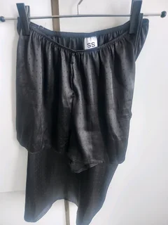 Ladies Black Shorts  Sleeping Set