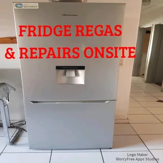 Refrigerator repairs and regas onsite