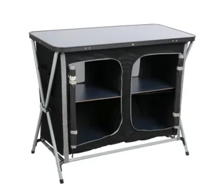 Camping kitchen cupboard