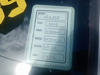 2019 Nissan NP200 Single Cab