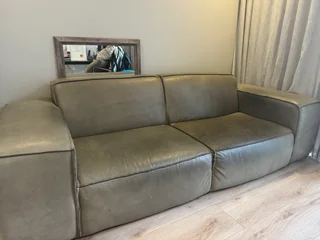 4 seater leather couch