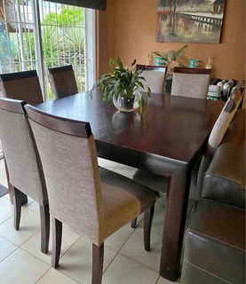 8 seater square table dining set, Urgent sale