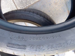 A set of 275/35R20 and 245/40R20 michelin tyres this tyres are still in perfect condition 85% thread
