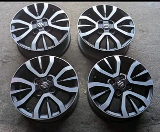 A set of 14inches original Suzuki mags 4x100 PCD also fit KIA picanto