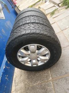 A set of 16inches original Ford Ranger mags with tyres. This set are in perfect condition