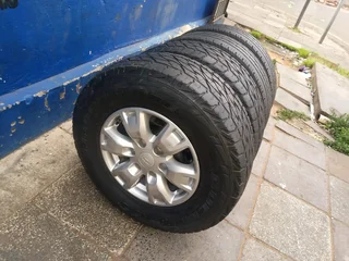A set of 16inches original Ford Ranger mags with tyres. This set are in perfect condition