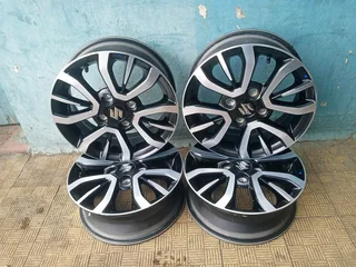 A set of 14inches original S-presso mags rim 4x100 PCD also fit Suzuki swift hyundai i10/KIA picanto