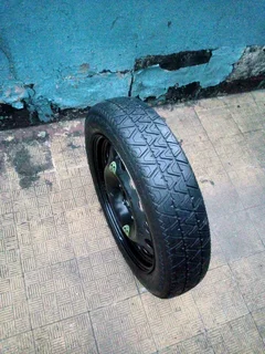 17inch original BMW biscuit spare wheel 5x120 pcd please not for BMW SUV only for a small car