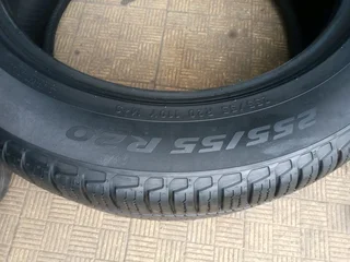 A set of 255/55R20 Pirelli scorpion TM Zero All season tyres 90% thread life no patch no plug