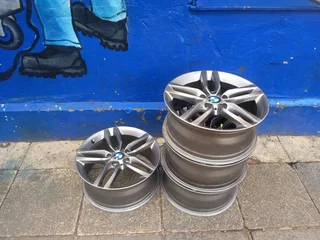 set of 18inch original BMW 3 series F30 F31 and 4 series F32 F33 F36 mags 5x120 PCD Narrow and wide
