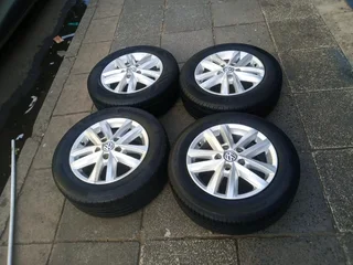 A set of 16inches original VW kombi transporter bus mags 5x120 PCD with tyres also fit VW Amarok