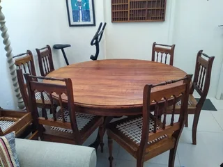 Dining table and chairs