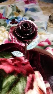 Hand Welded eternal roses