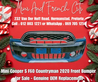 Mini Cooper S F60 Countryman 2020 Front Bumper for Sale - Genuine OEM Replacement!!