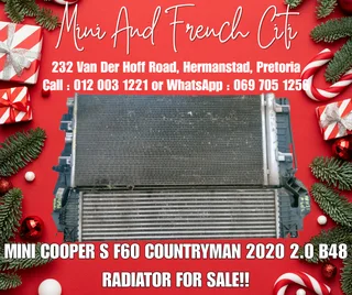 Mini Cooper S F60 2020 Countryman 2.0 B48 Radiator For Sale - Genuine OEM Cooling Parts!!