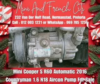 Mini Cooper S R60 2016 1.6 N18 Aircon Pump For Sale - OEM Aircon Compressor Unit!