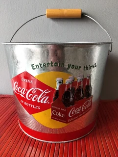 Vintage coca cola icebucket