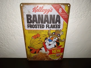 Retro Kelloggs metal sign