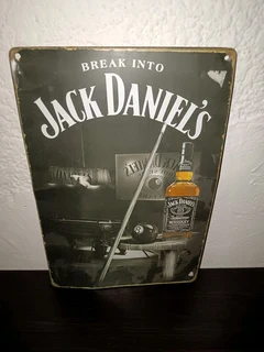 Jack Daniels metal bar sign
