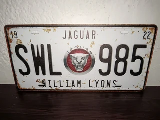 Jaguar garage sign