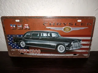 Chrysler garage sign