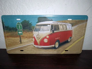 Vw Van metal sign