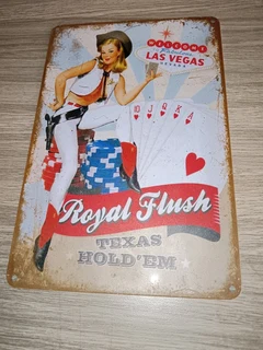 Las Vegas metal sign