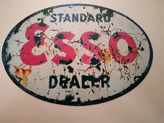 Esso man cave garage sign