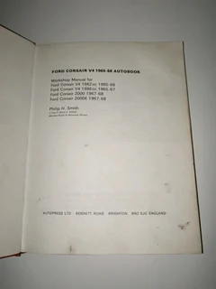 Ford Corsair autobook