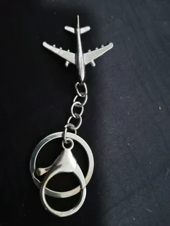 Vintage airplane keychain