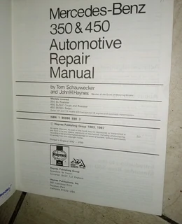 Mercedes benz autotive repair manual