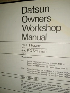 Datsun owners workshop manual