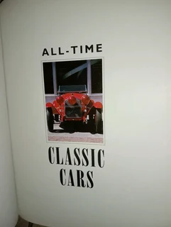 All time classic cars book