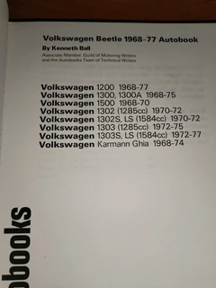 Vw beetle owners workshop manual