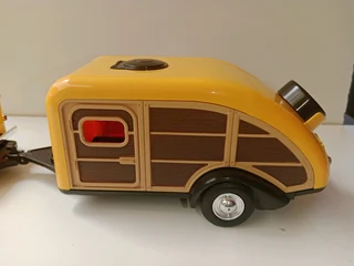 1955 Ford F100 pickup with camper trailer 1/24 model