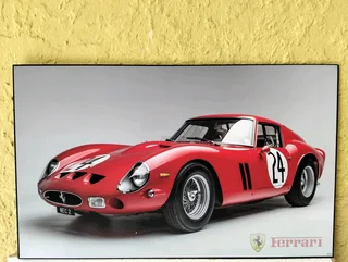 1962 Ferrari 250 GT0 wooden man cave sign