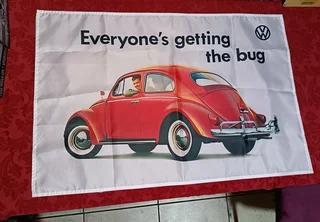 VW Beetle banner 90cm by 30cm
