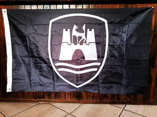 Volkswagen Heritage logo flag -Large