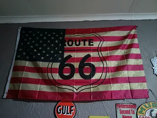 Route 66 large flag