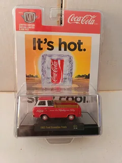 Coca Cola model car 1:64 1965 ford truck