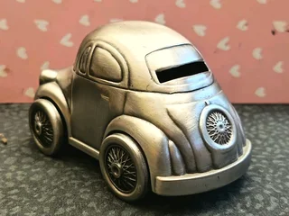 VW Beetle money bank