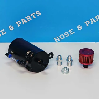 0.5L Universal Oil Catch Can with filter - Black