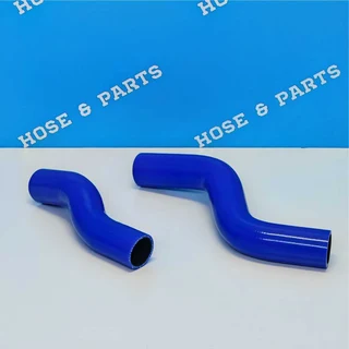 Coolant Radiator Hose Kit for Toyota Hilux 2.5L D4D 1KD-FTV (04-15) - Black and Blue - 044 004 0187