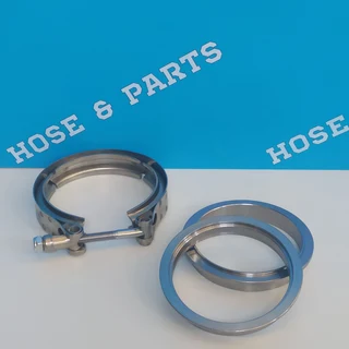 Stainless Exhaust V-Band Clamp Kit - 89mm / 3.5" - 044 004 0187