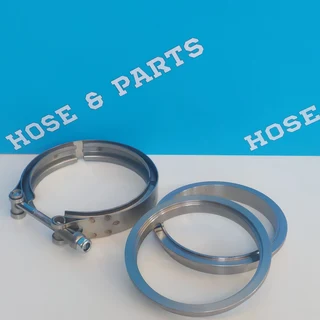 Stainless Exhaust V-Band Clamp Kit - 102mm / 4" - 044 004 0187