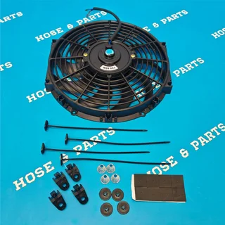 Radiator Fan 12 Inch Reversible Slimline Electric Radiator Cooling 12V 80W - 044-004 0187