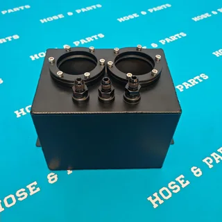 3L Black Aluminum Fuel Surge Tank Bosch 044 and 60mm - 044 004 0187