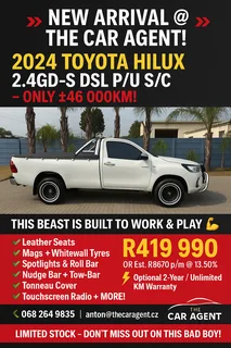 2024 Toyota Hilux 2.4GD S P/U S/C