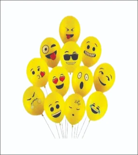 Funny Face Happy Birthday Balloons